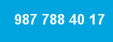 987 788 40 17